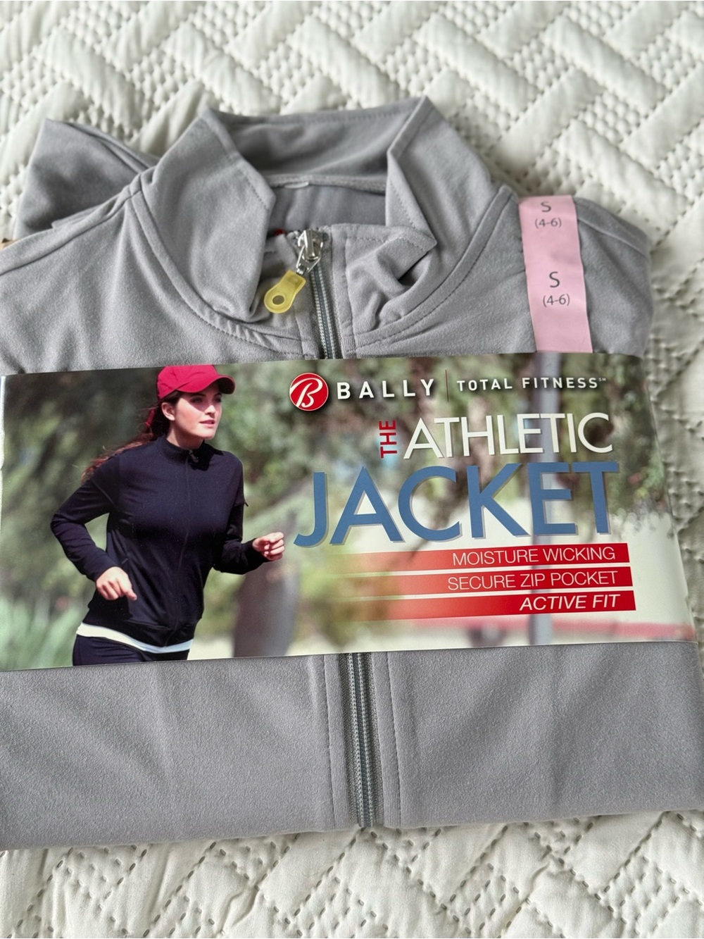 Bally Gray Athletic Jacket with Zip